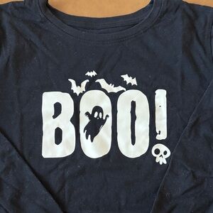 wonder nation Black Tee with White Logo Print